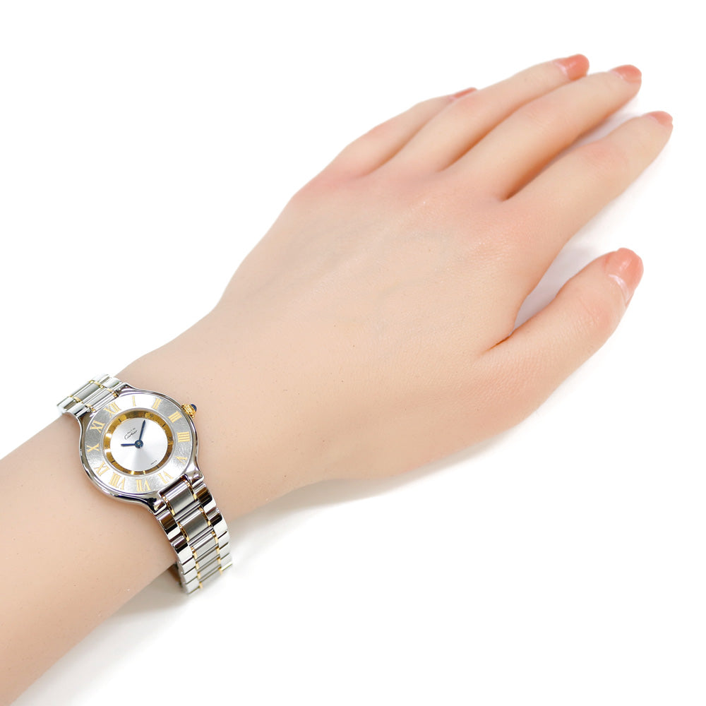 カルティエ CARTIER マスト21 腕時計 ステンレススチール 1340