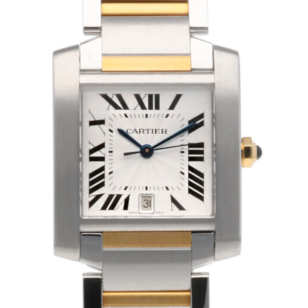 カルティエ CARTIER タンクフランセーズ LM 腕時計 ステンレススチール