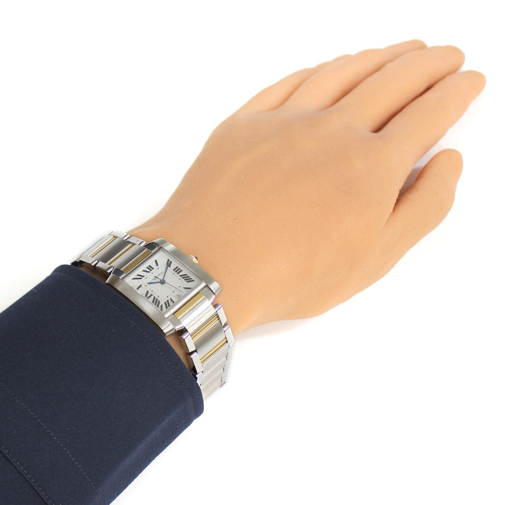 Wrist W51005q4 Cartier Tank Francaise LM Watch Stainless Steel