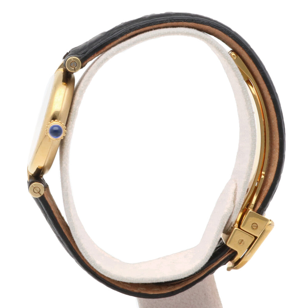 Cartier Must Vermeil Watch GP 590004 Quartz Ladies 1 Year Warranty