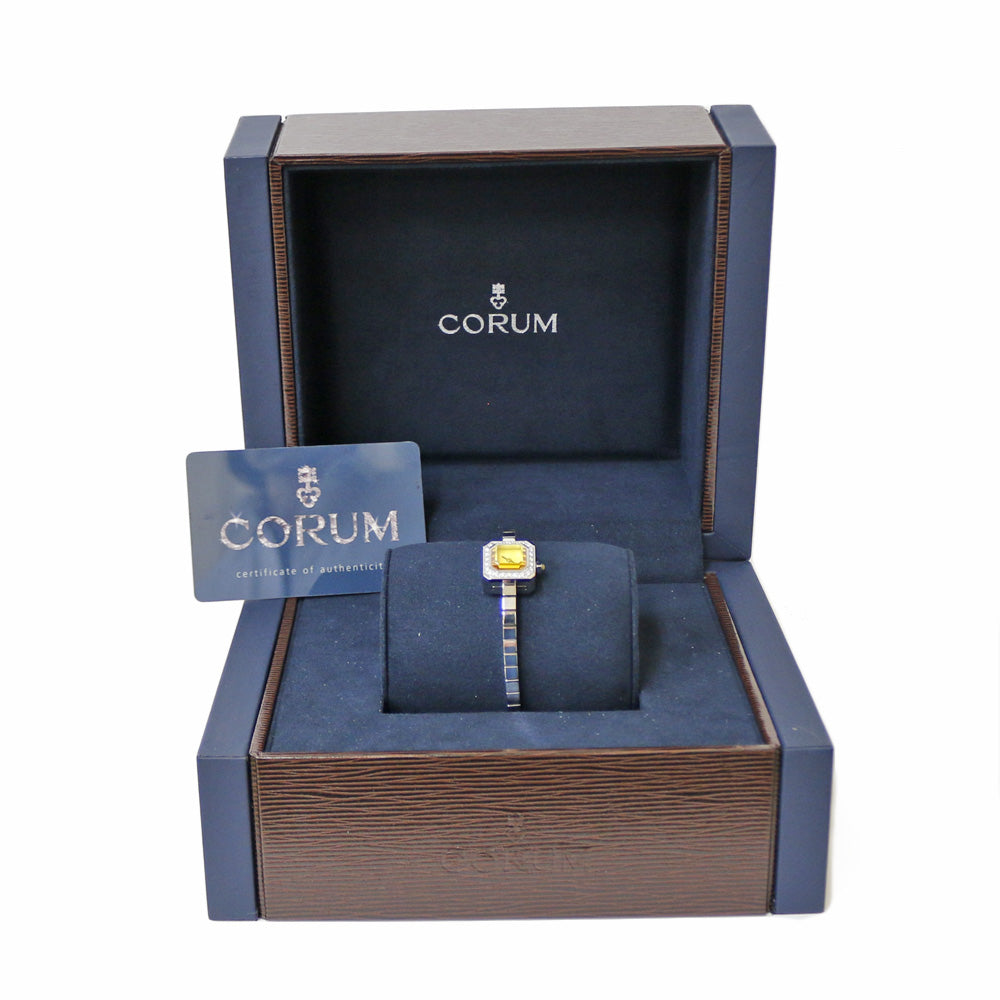 コルム シュガーキューブ 腕時計 時計 ステンレススチール 137.425.47 クオーツ レディース 1年保証 CORUM 中古 コルム –  【公式】リサイクルキング オンラインショップ