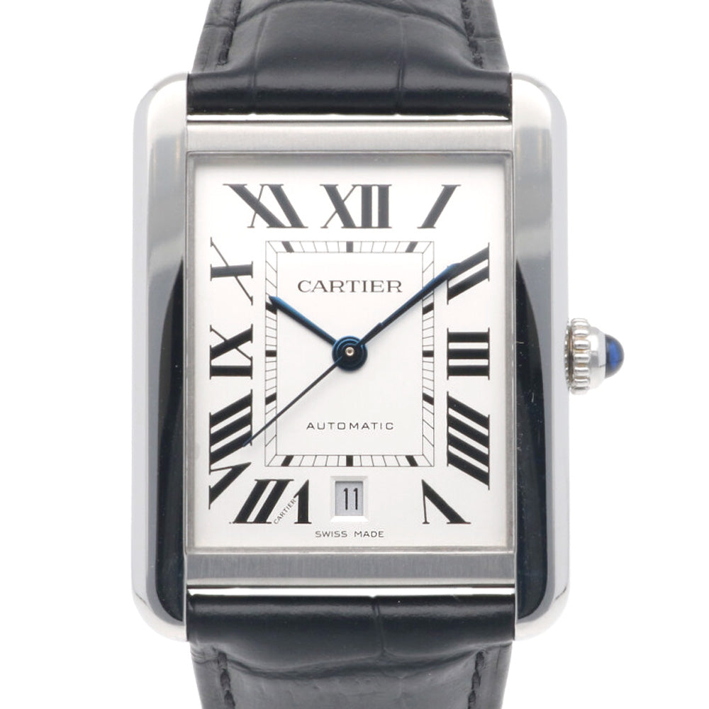 CARTIER Tank Solo XL Wristwatch Stainless Steel WSTA0029 Automatic
