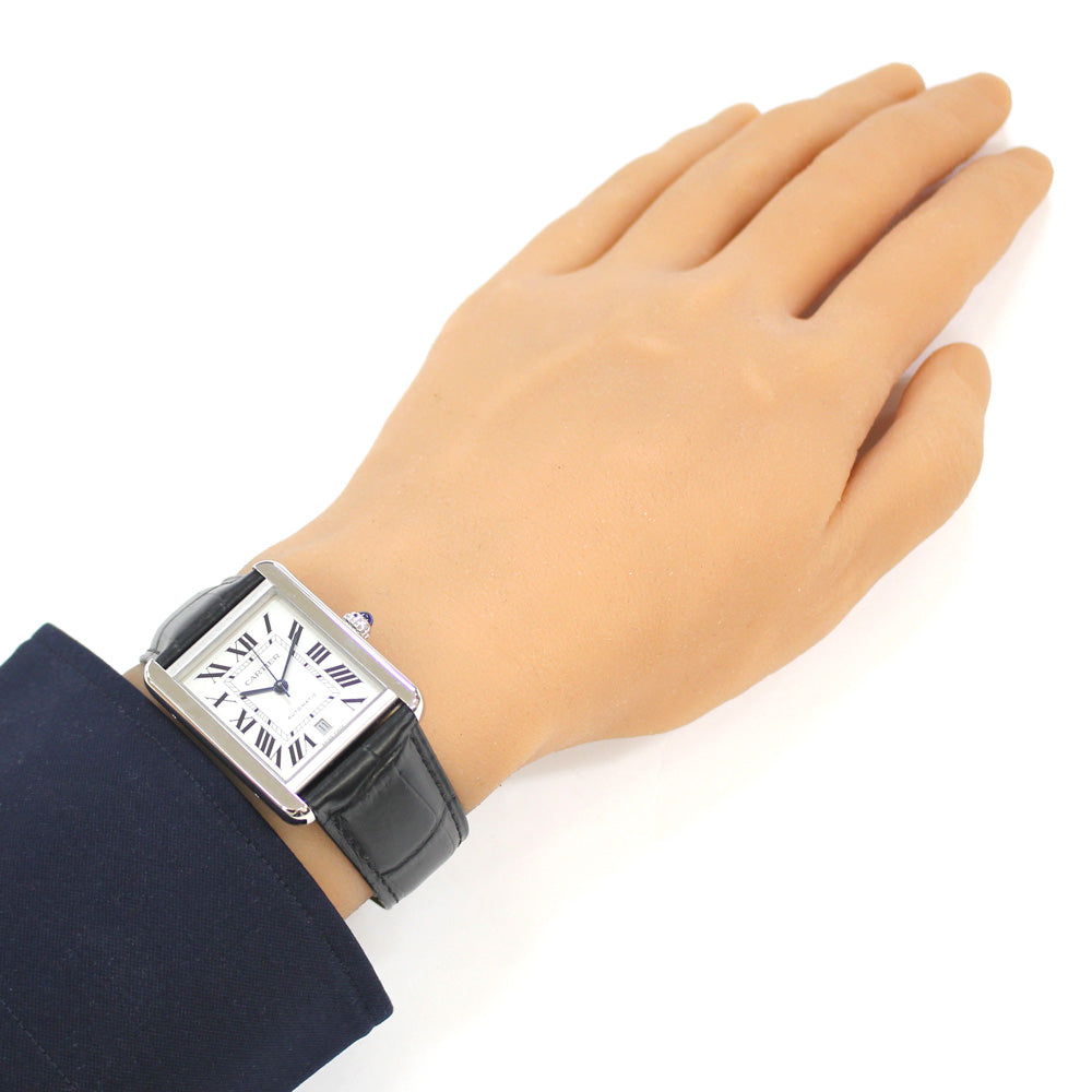 CARTIER Tank Solo XL Wristwatch Stainless Steel WSTA0029 Automatic