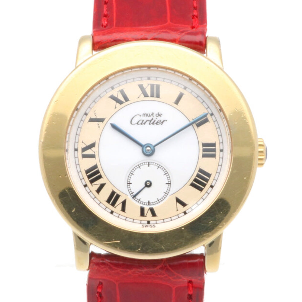 CARTIER カルティエ マストロンド スモールセコンド 腕時計 GP 1810 クオーツ ユニセックス 1年保証 中古 –  【公式】リサイクルキング オンラインショップ