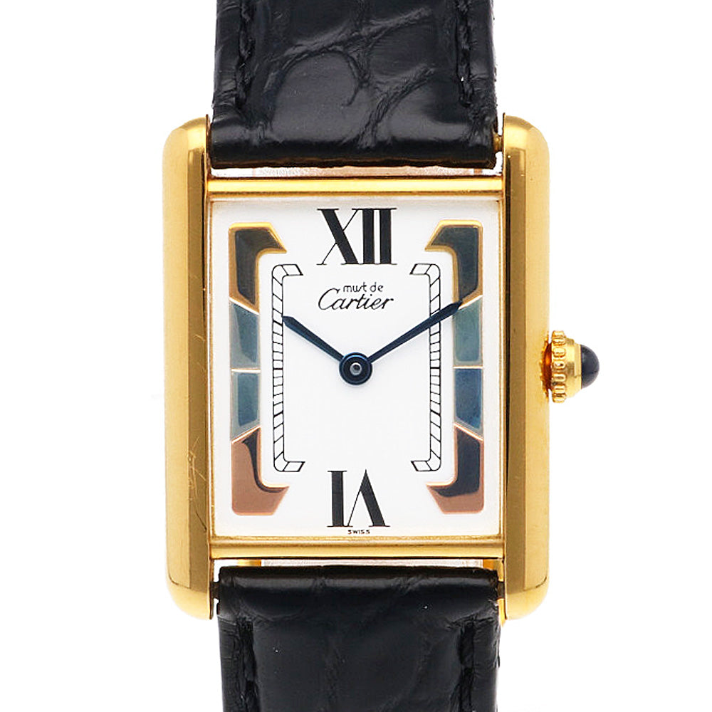 CARTIER カルティエ マストタンク ヴェルメイユ 腕時計 GP 590005