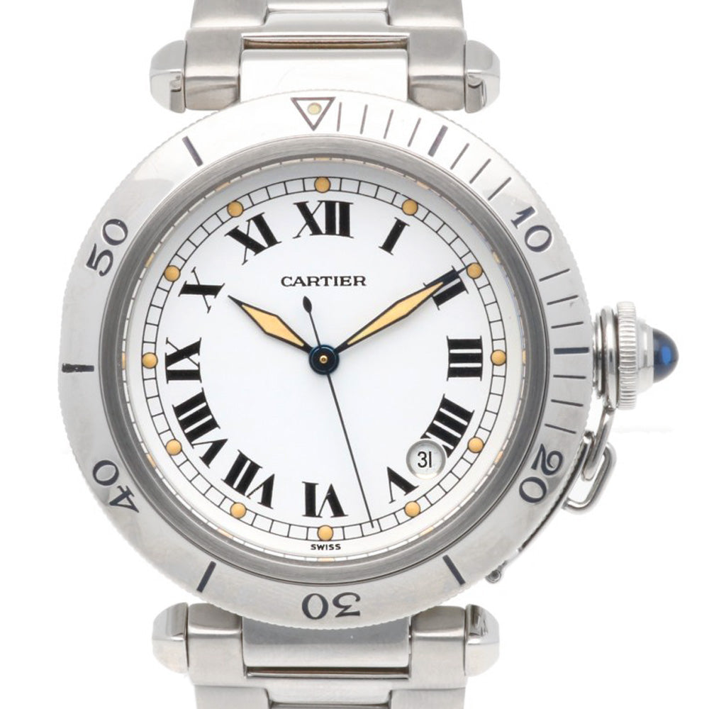 CARTIER カルティエ パシャ 腕時計 ステンレススチール W31005H3 自動