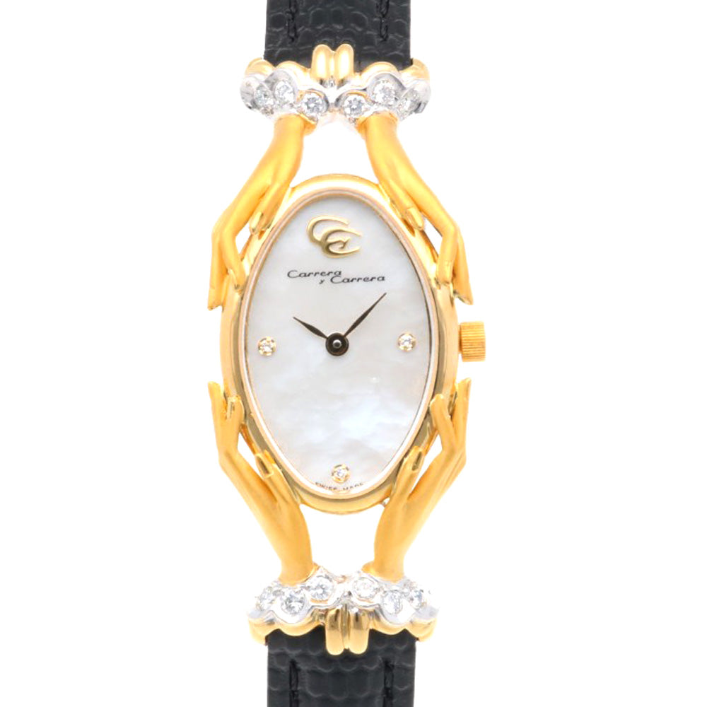 CARRERA Y Carrera Kalerai Calera Watch 18 Gold K18 Yellow Gold 109 Qua