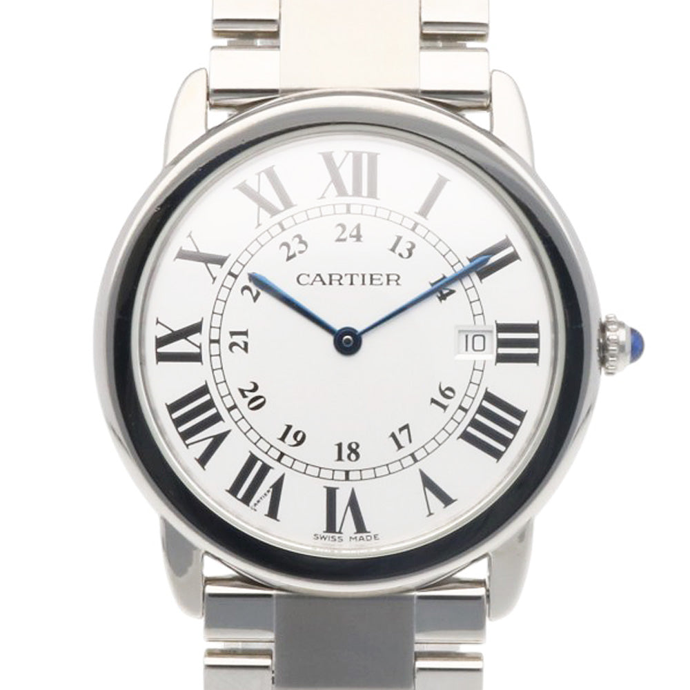CARTIER カルティエ ロンドソロ LM 腕時計 ステンレススチール 2934