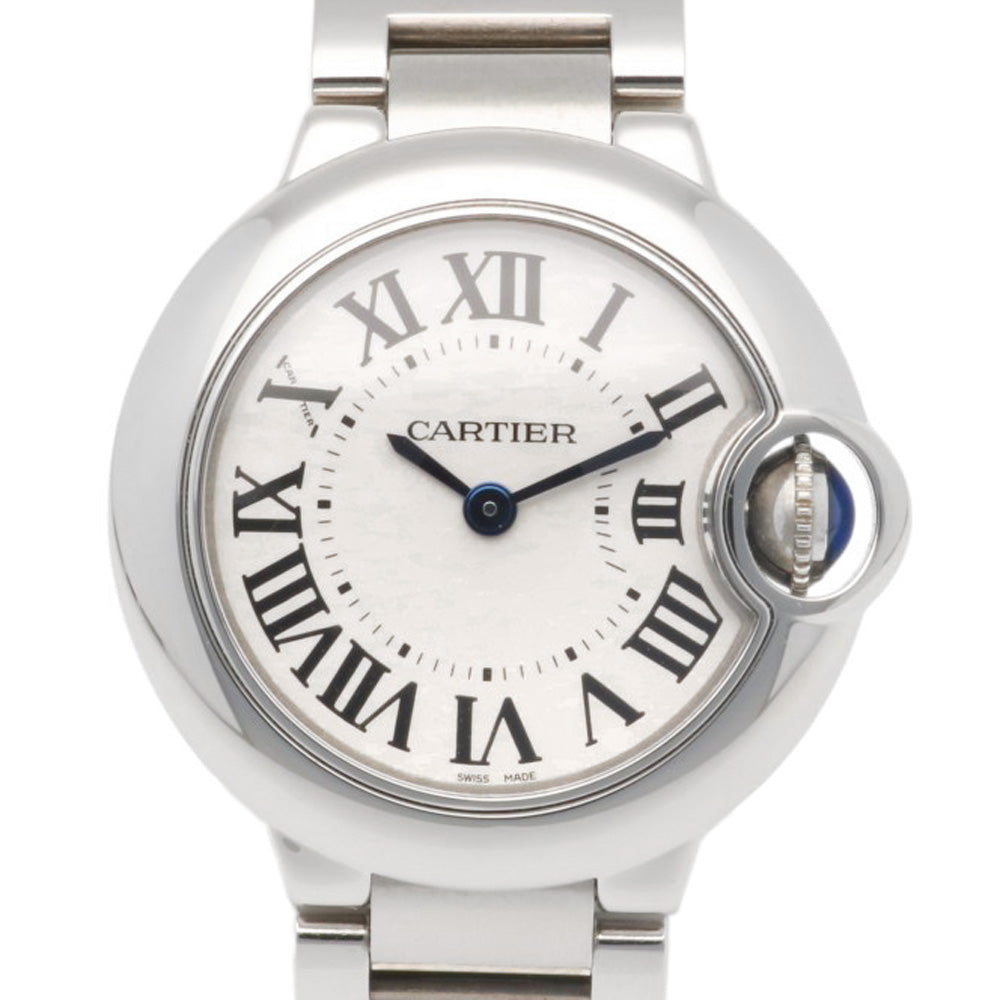 CARTIER カルティエ バロンブルー SM 腕時計 ステンレススチール 