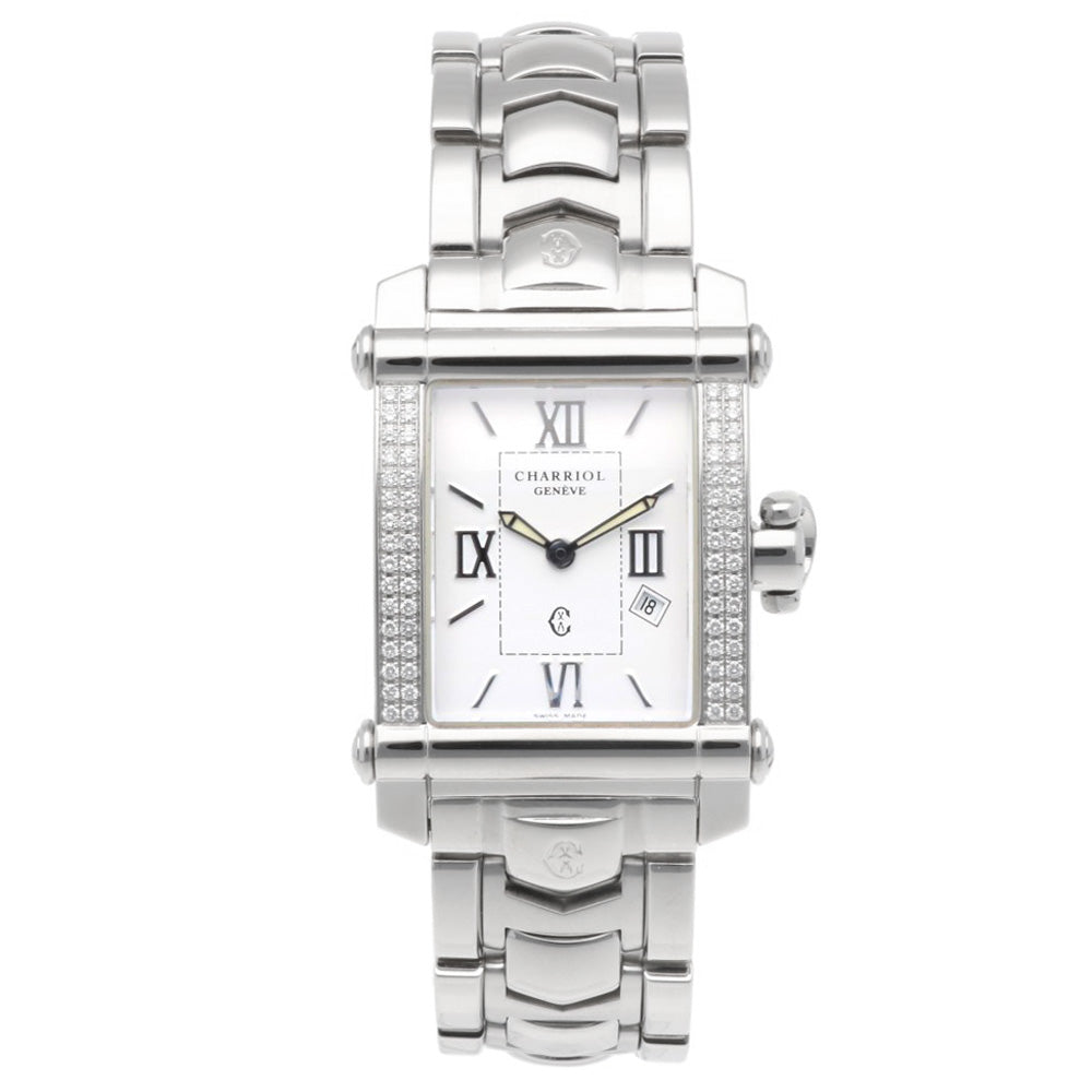 シャリオール CHARRIOL コロンブス クォーツ おまけ付き 腕時計 CHARRIOL Columbus Watch Stainless Steel CCSTRH Quartz Men's 1 Year