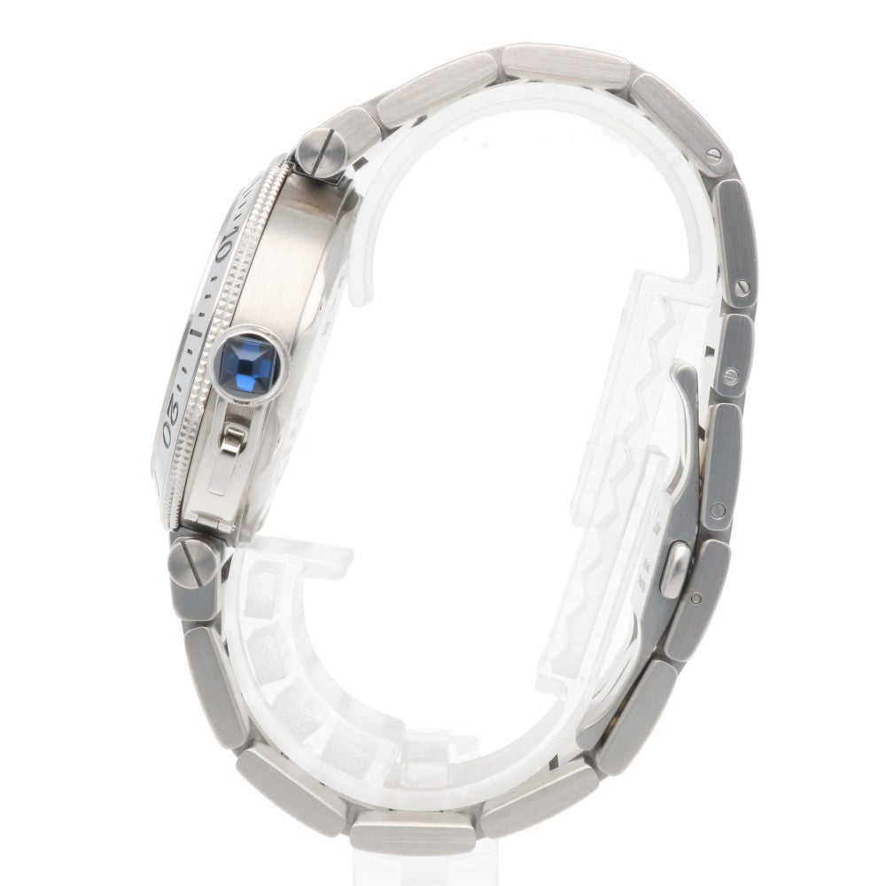 CARTIER カルティエ パシャ シータイマー 腕時計 ステンレス