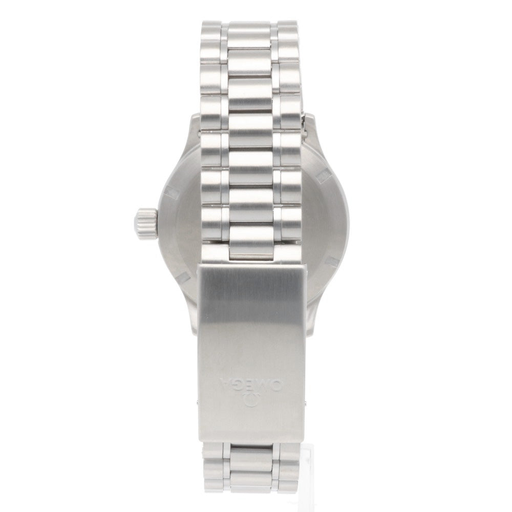 オメガ　OMEGA 自動巻き腕時計 ステンレススチール 黒文字盤 OH済】【正規品】オメガ ダイナミック デイト 自動巻き 黒文字盤