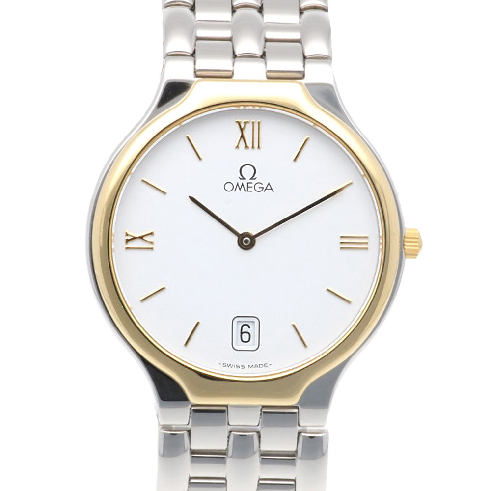 ジャンク品★OMEGA腕時計　クォーツ　DE VILLE ジャンク品】オメガ OMEGA デヴィル シンボル 腕時計 クォーツ 【中古】