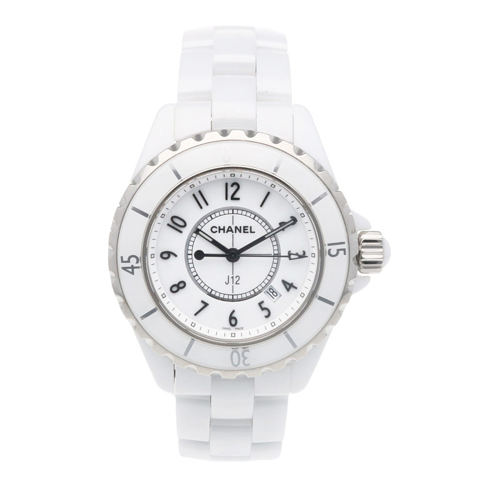 CHANEL シャネル J12 腕時計 ホワイトセラミック H0968 クオーツ 