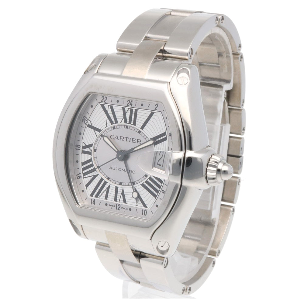 CARTIER カルティエ ロードスターGMT 腕時計 ステンレススチール 2722