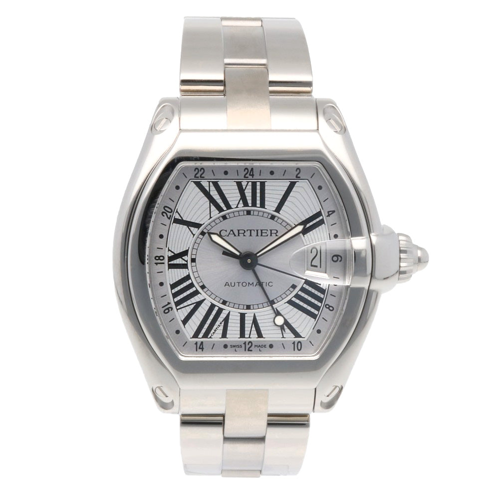 CARTIER カルティエ ロードスターGMT 腕時計 ステンレススチール 2722