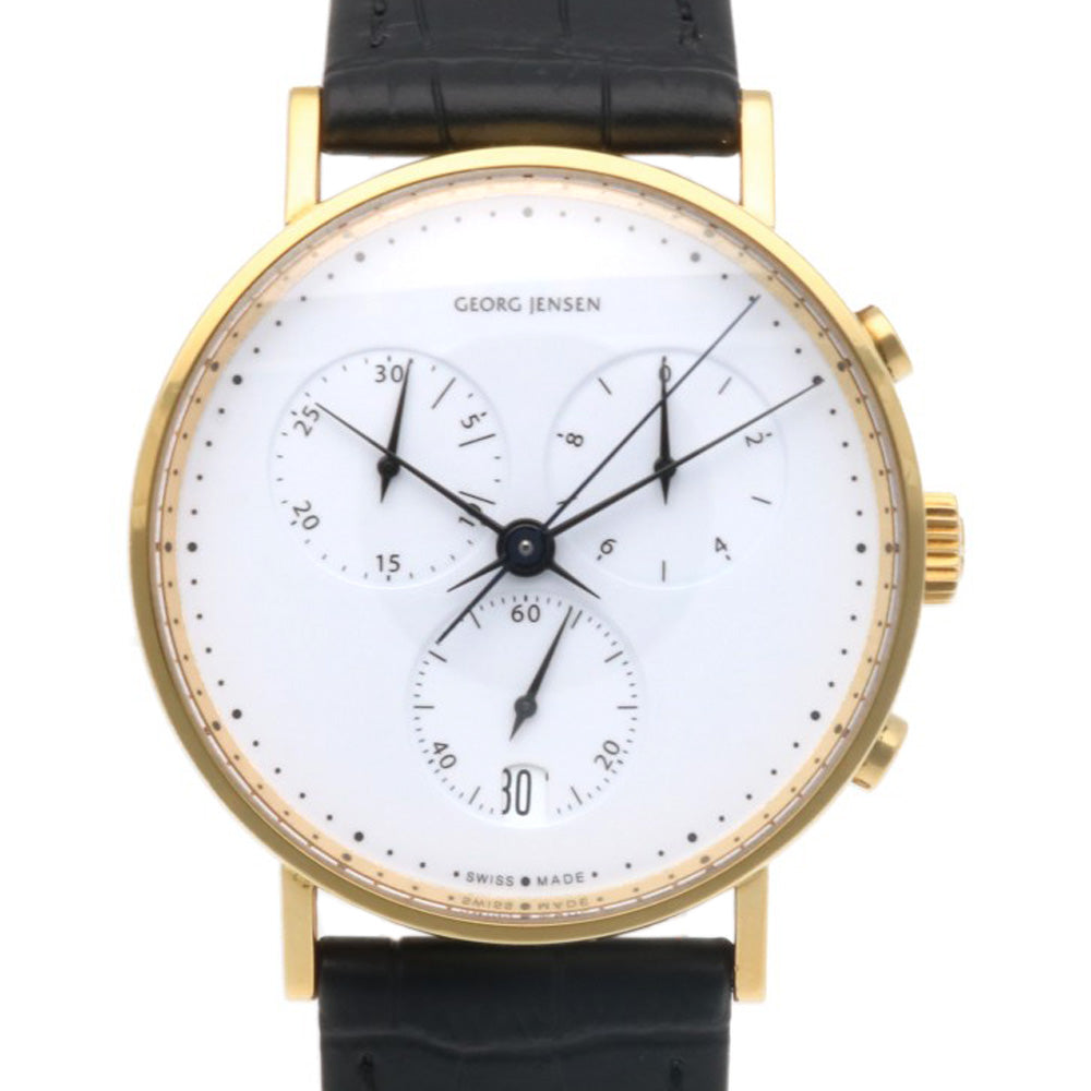 Georg Jensen ジョージジェンセン ヘニング コッペル 腕時計 18金 K18