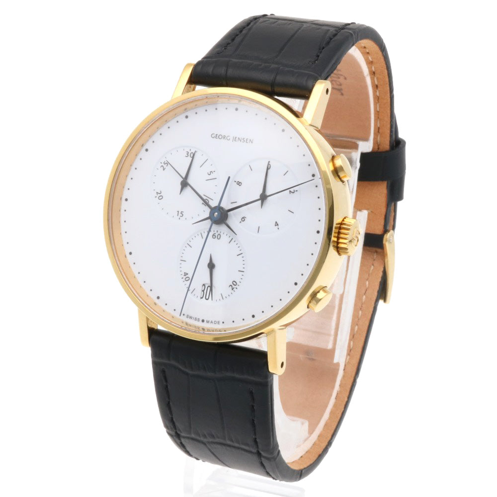 Georg Jensen ジョージジェンセン ヘニング コッペル 腕時計 18金 K18