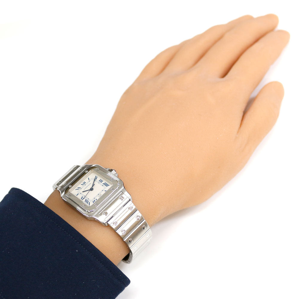 Cartierカルティエ サントス ガルベSM クォーツ式腕時計 【稼働未確認】 Cartier / カルティエ サントスガルベ SMのオーバーホール事例と