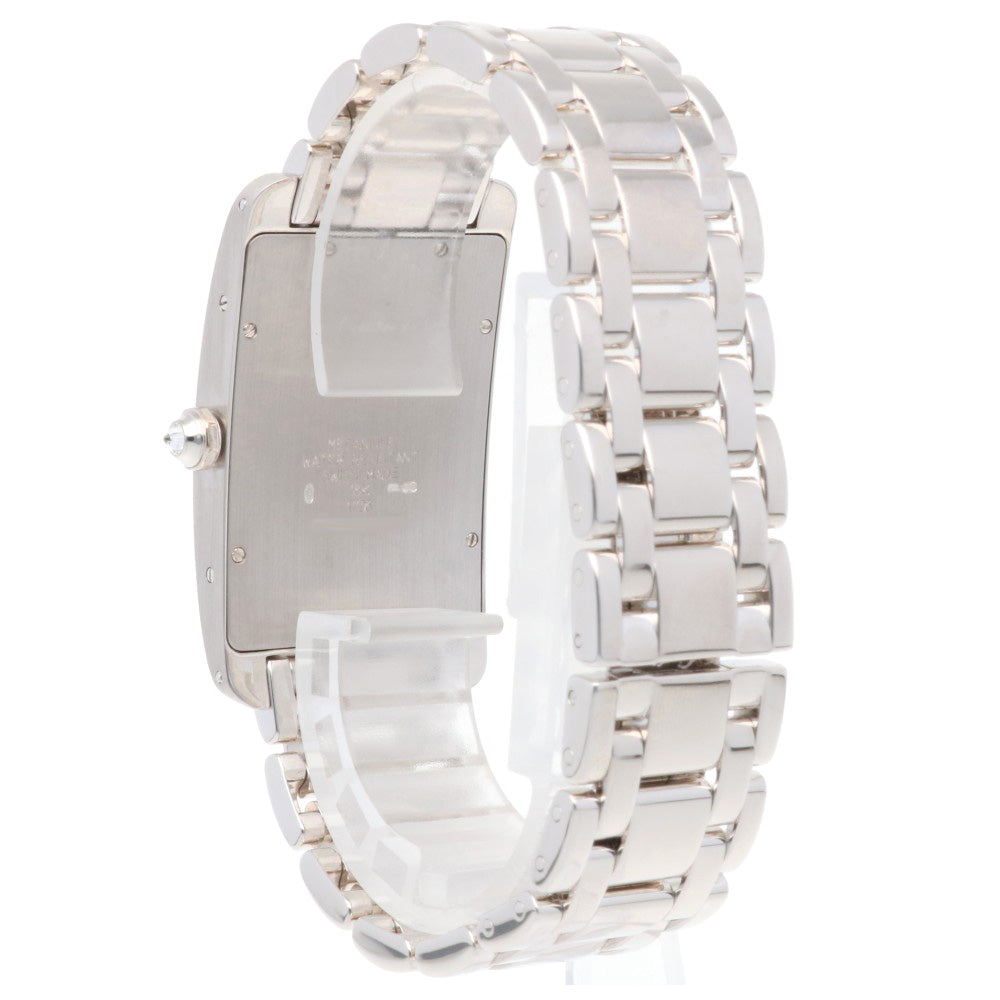 CARTIER カルティエ タンクアメリカンSM 腕時計 18金 K18ホワイト