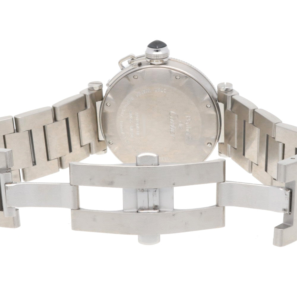 CARTIER カルティエ パシャ シータイマー 腕時計 ステンレススチール