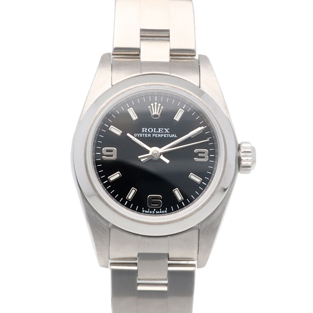 ROLEX ロレックス オイスターパーペチュアル 76080 シルバー SS ステンレス レディース 自動巻き 【腕時計】【中古】【自社保証6ヶ月】 ROLEX ロレックス オイスターパーペチュアル 腕時計 ステンレス