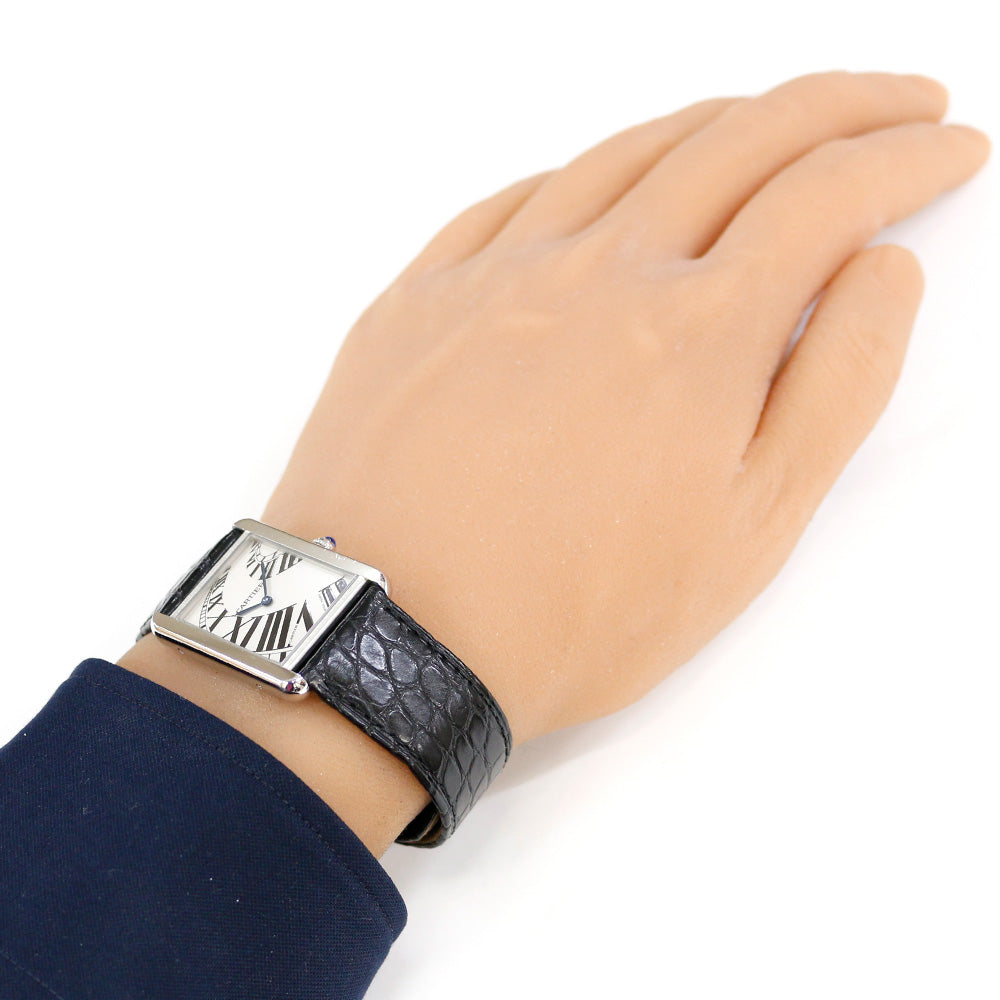 Cartier The Tank Watch Timeless Style 希少 CARTIER Tank Solo LM Index Animation Watch Stainless Steel 3169