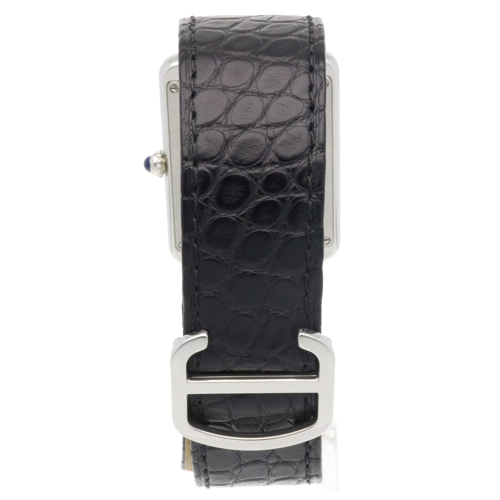 CARTIER Tank Solo LM Index Animation Watch Stainless Steel 3169