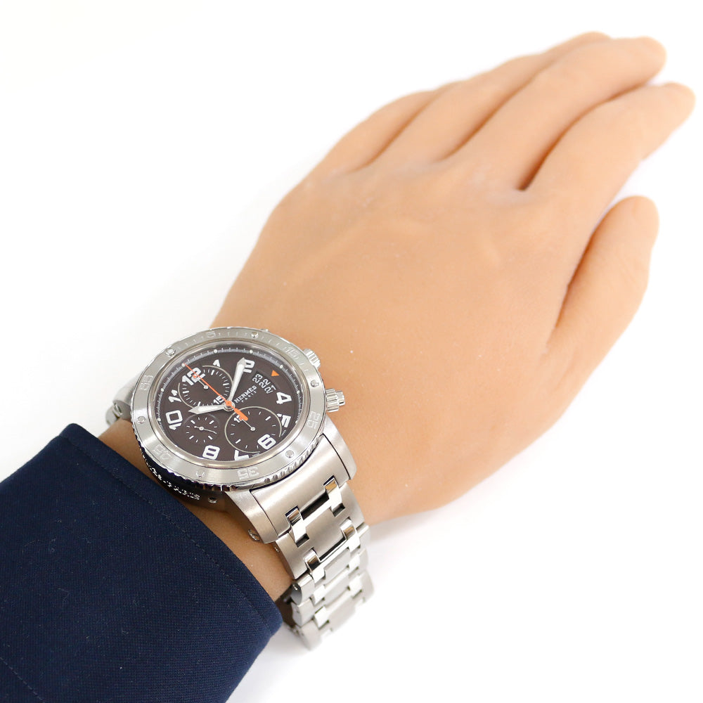 HERMES エルメス クリッパーダイバーズ 腕時計 ステンレススチール CP2