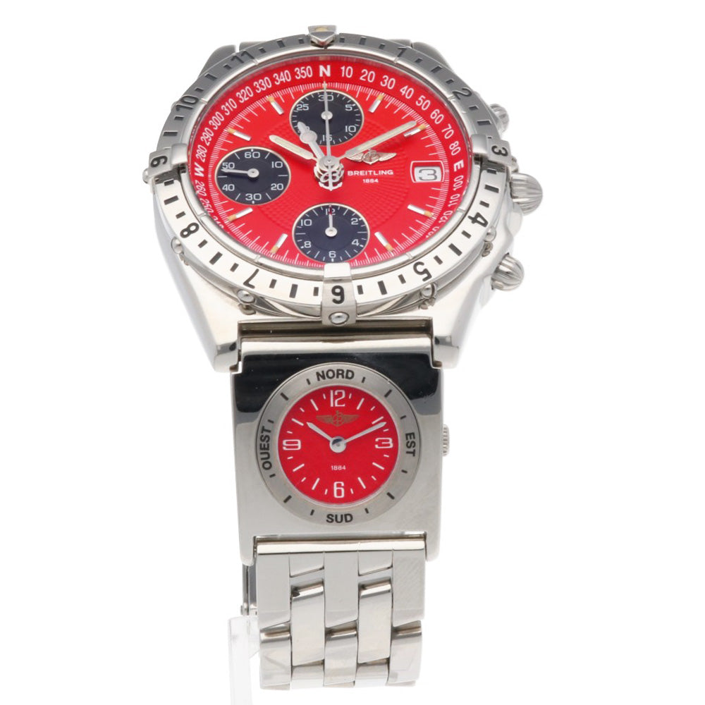 ブライトリング クロノマット ロンジチュード クロノグラフ Overhauled A20048 自動巻き ステンレススティール メンズ BREITLING 【中古】 【時計】 BREITLING ブライトリング クロノマット コーパイロット 腕時計