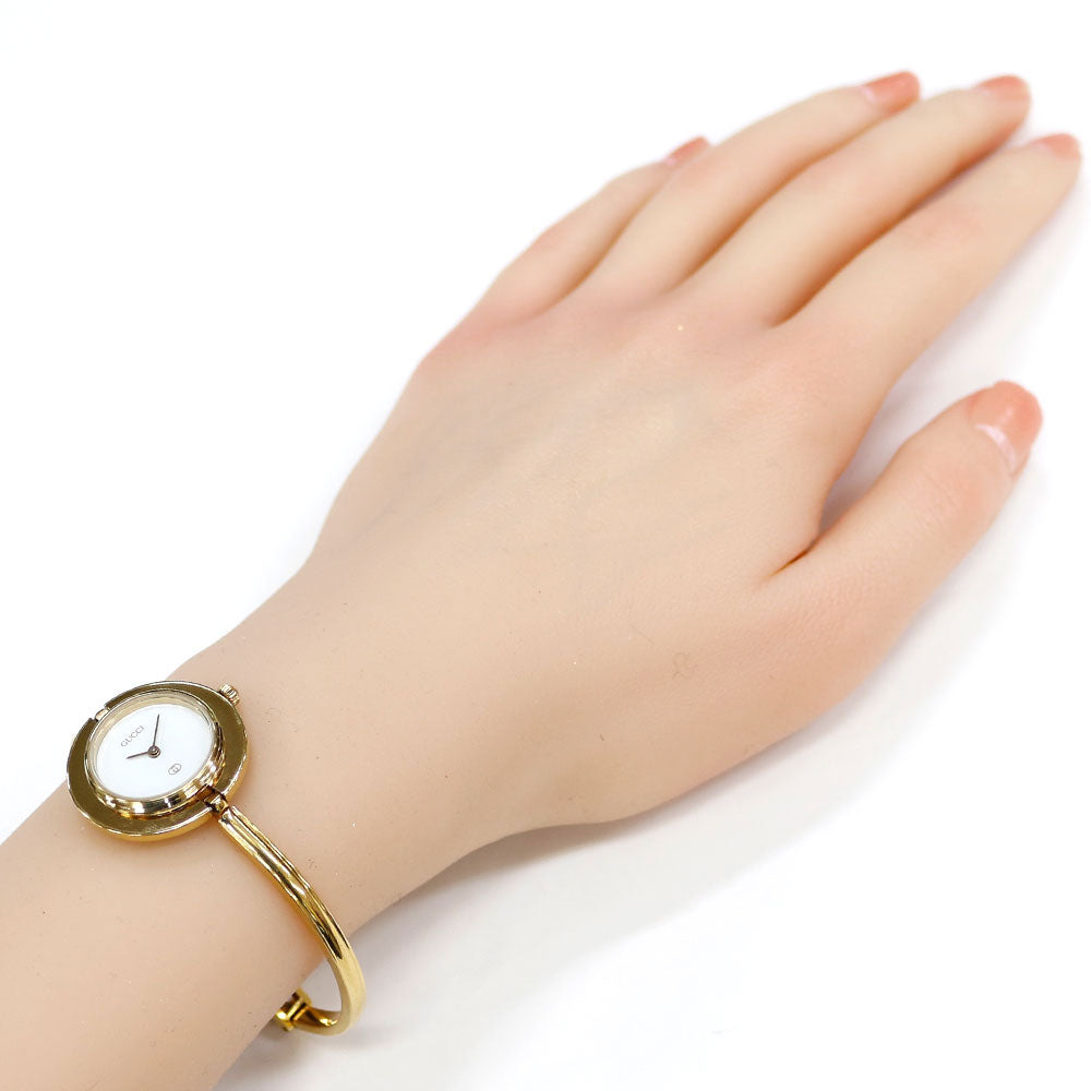GUCCI Gucci watch GP 1100-L quartz ladies 1 year warranty used
