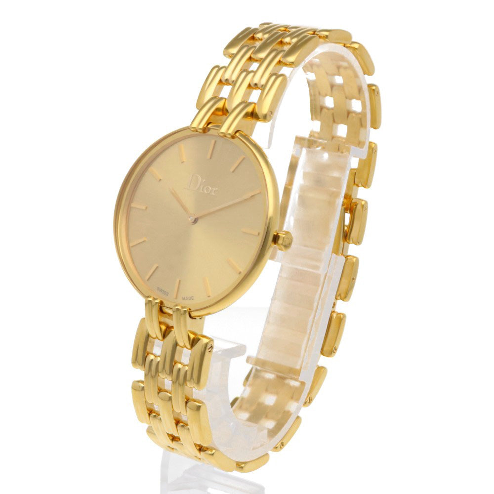 Christian Dior Bagheera Watch GP CD094180 Quartz Repolished Men's