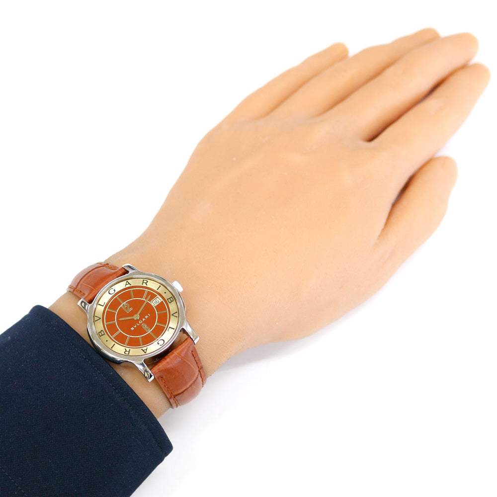 BVLGARI ブルガリ ソロテンポ 腕時計 ステンレススチール ST35S