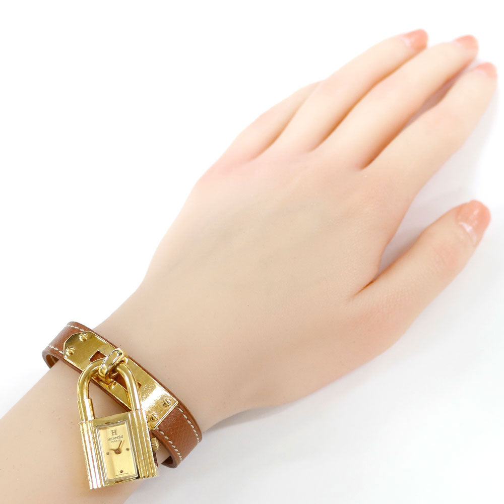 HERMES エルメス ケリーウォッチ 腕時計 GP クオーツ レディース 1年