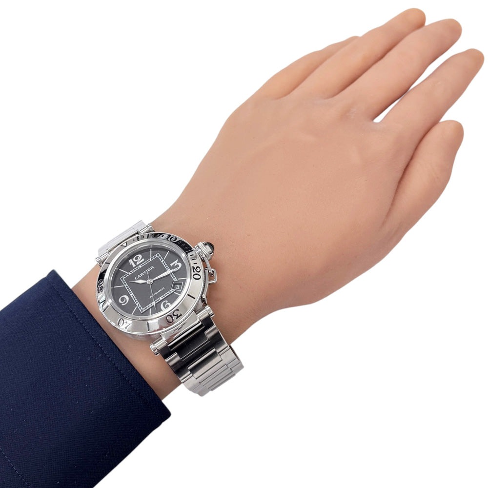 【希少・廃盤】カルティエ パシャ シータイマー 自動巻 メンズ 腕時計 CARTIER カルティエ パシャ シータイマー シータイマー 腕時計