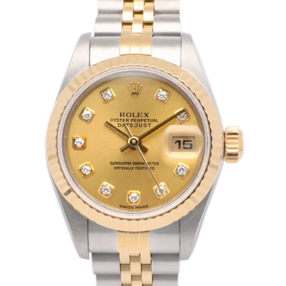 aachan ロレックス デイトジャスト 79173 腕時計 自動巻き ROLEX ロレックス 79173NG デイトジャスト10P ダイヤモンド
