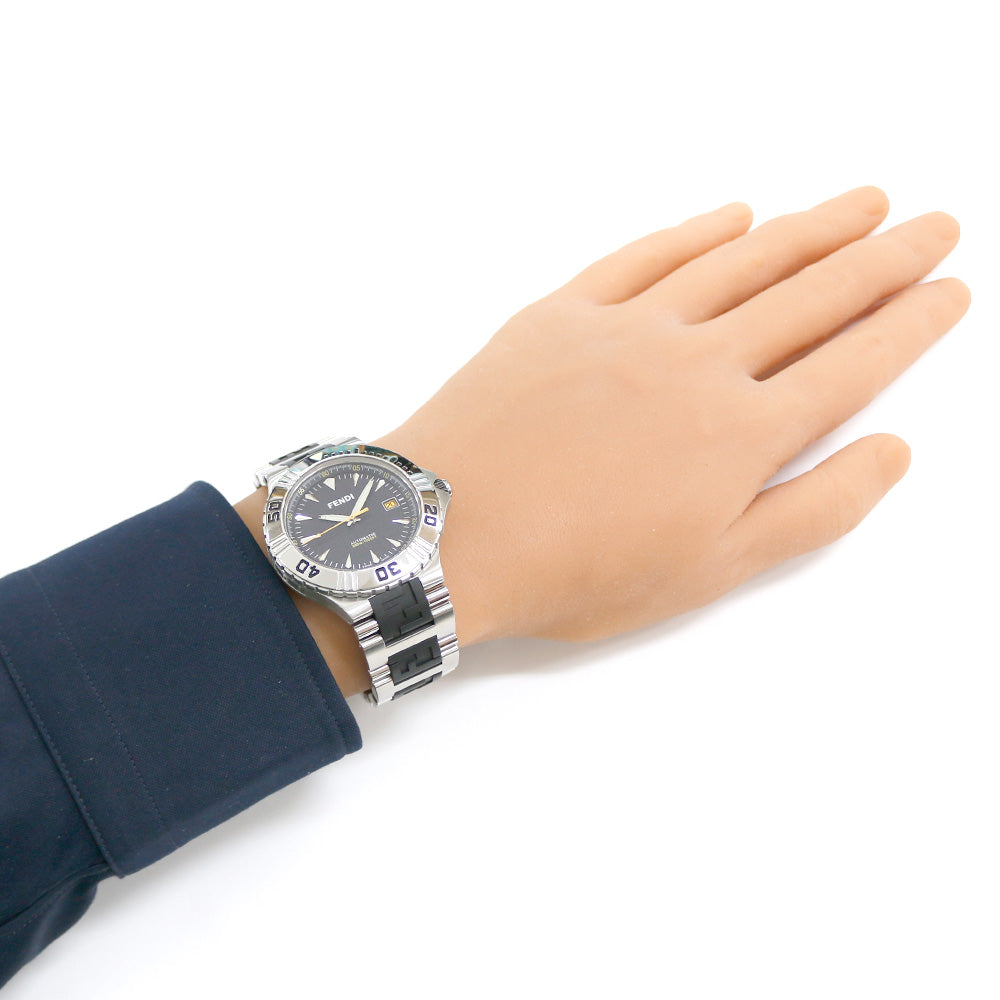 FENDI Nautical Diver Watch Stainless Steel 4900G Men's Used