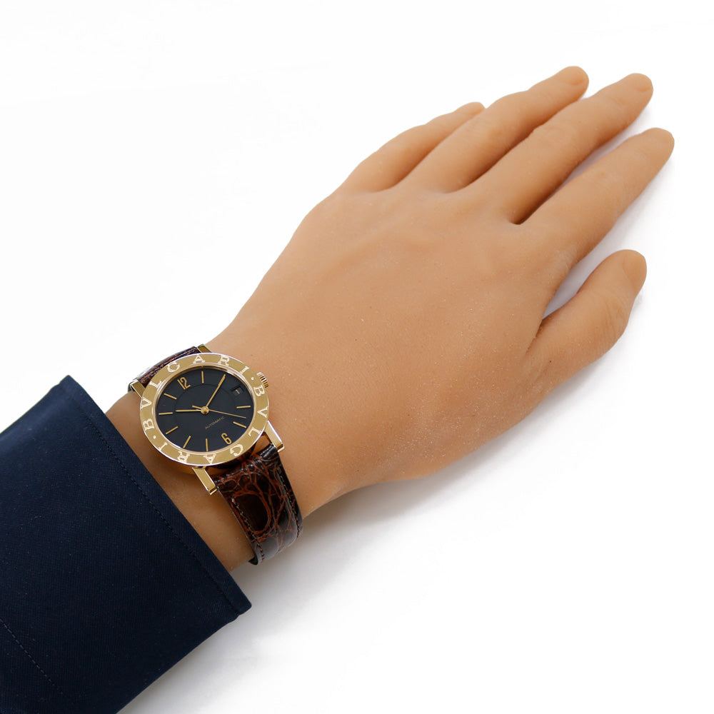 BVLGARI ブルガリ ブルガリブルガリ 腕時計 18金 K18イエローゴールド
