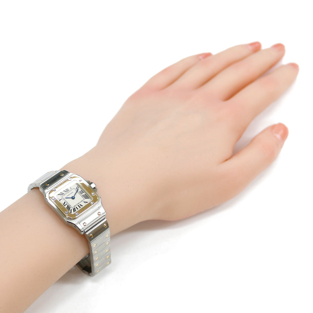 CARTIER カルティエ サントスガルベ SM 腕時計 ステンレススチール