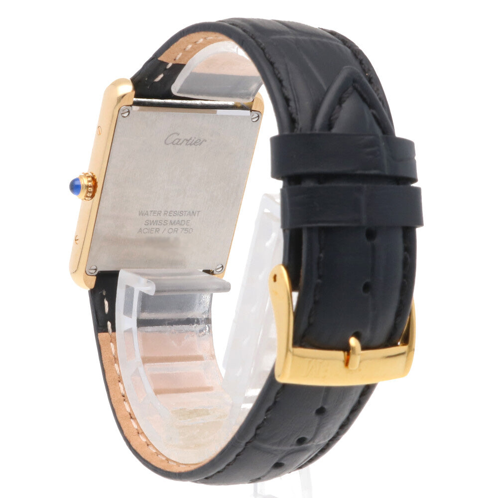 CARTIER カルティエ タンクソロ LM 腕時計 18金 K18イエローゴールド
