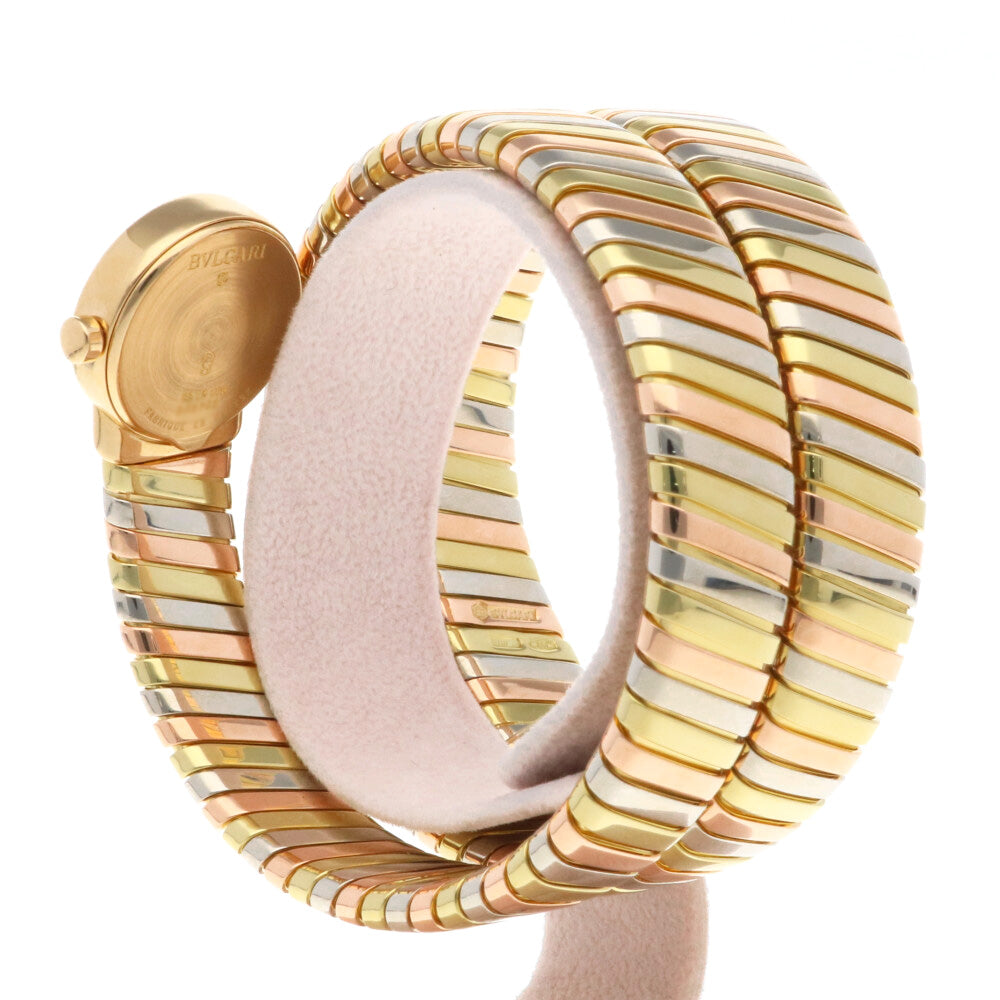 BVLGARI ブルガリ ブルガリブルガリ トゥボガス スネーク 腕時計 18金