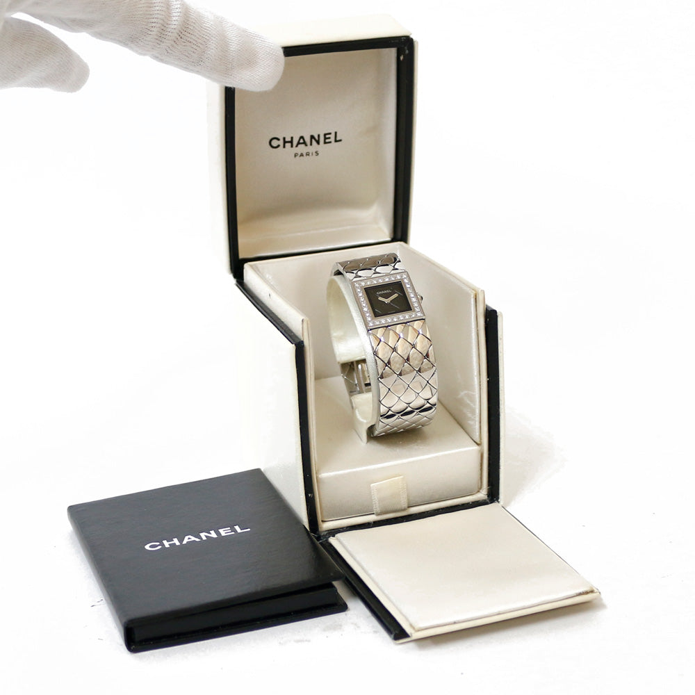 CHANEL シャネル マトラッセ 腕時計 ステンレススチール クオーツ