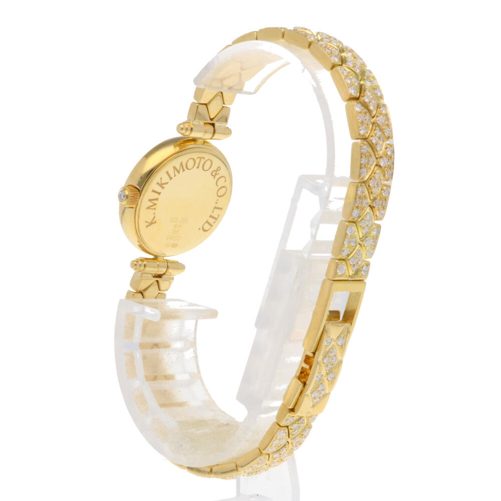MIKIMOTO ミキモト 腕時計 18金 K18イエローゴールド 032-103 クオーツ