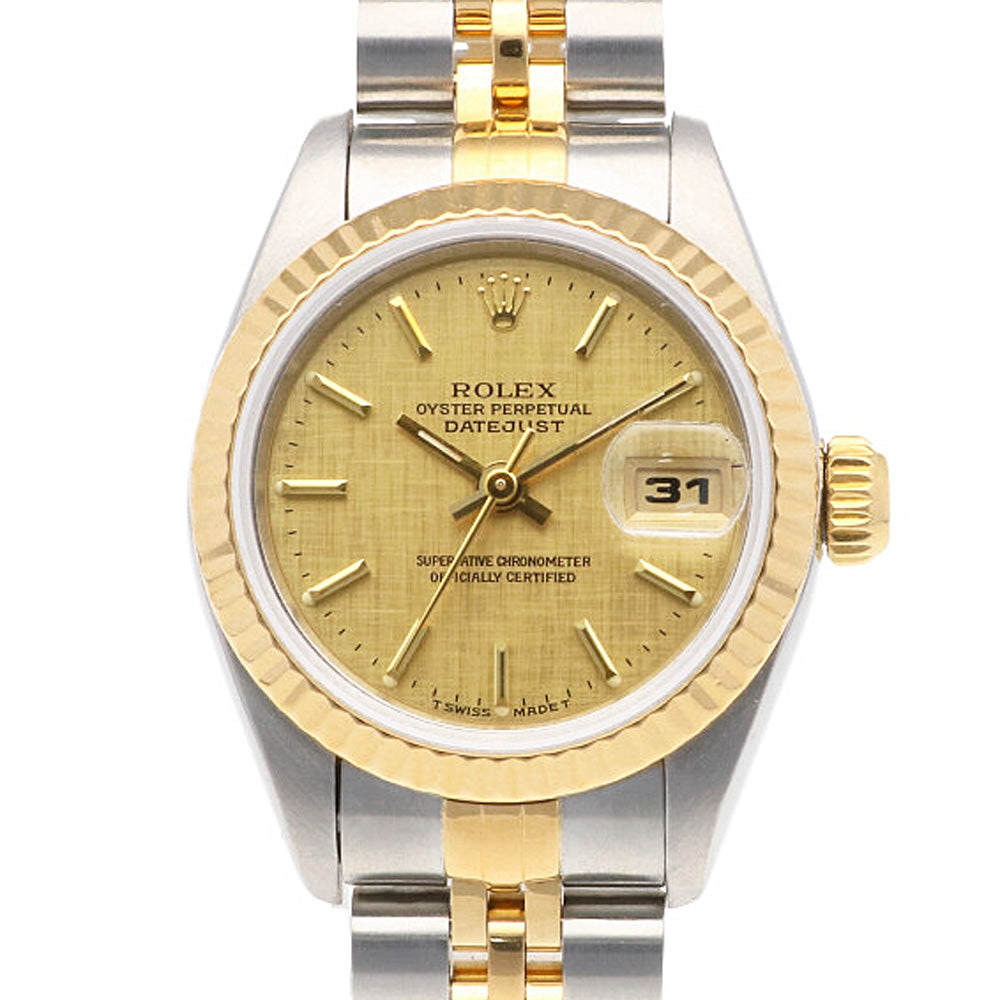 Used] Rolex ROLEX Datejust SS K18YG Watch S serial 1993 model