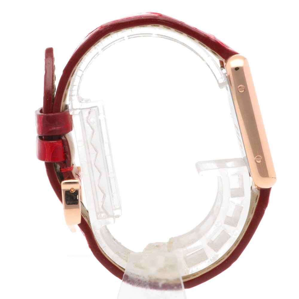 CARTIER カルティエ タンクソロSM 腕時計 18金 K18ピンクゴールド