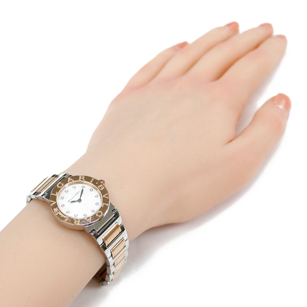 BVLGARIブルガリレディース腕時計 ブルガリブルガリブルガリ 10Pダイヤ レディース 腕時計 BBL26