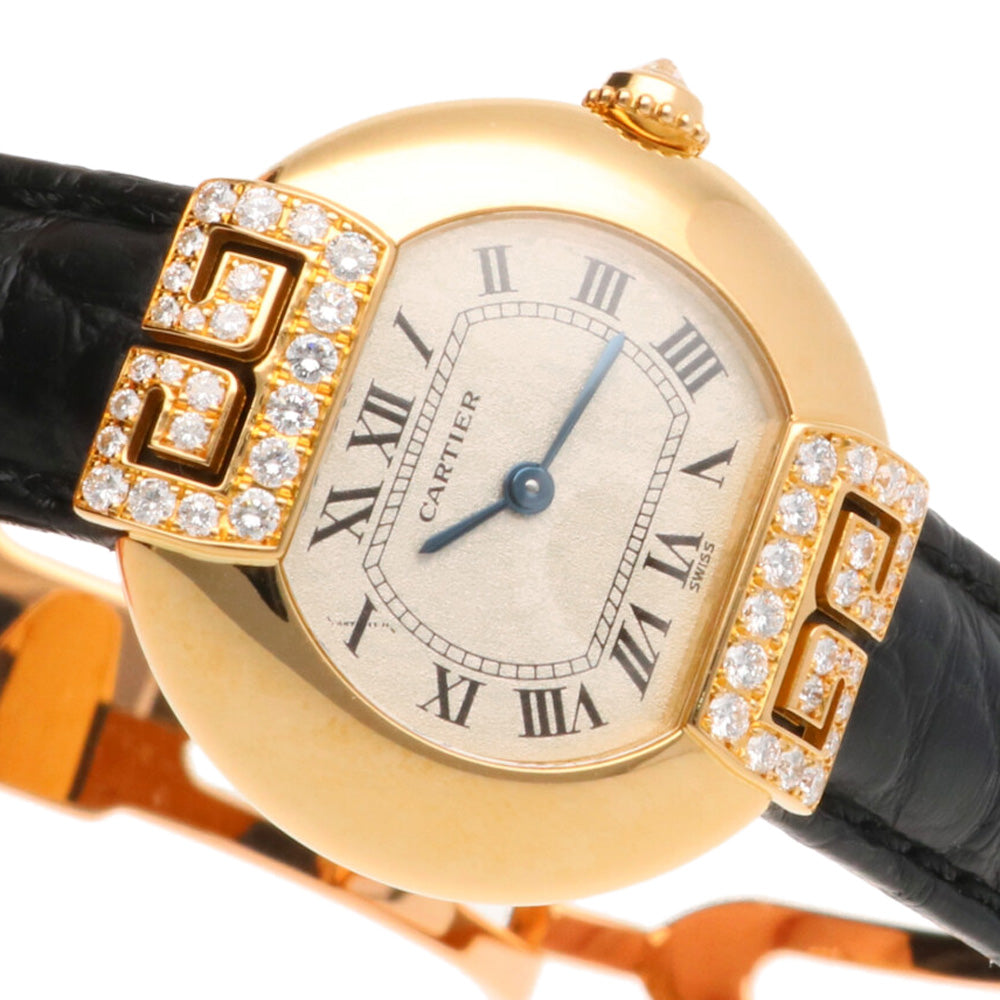 CARTIER カルティエ エリプスアールデコ 腕時計 18金 K18イエロー