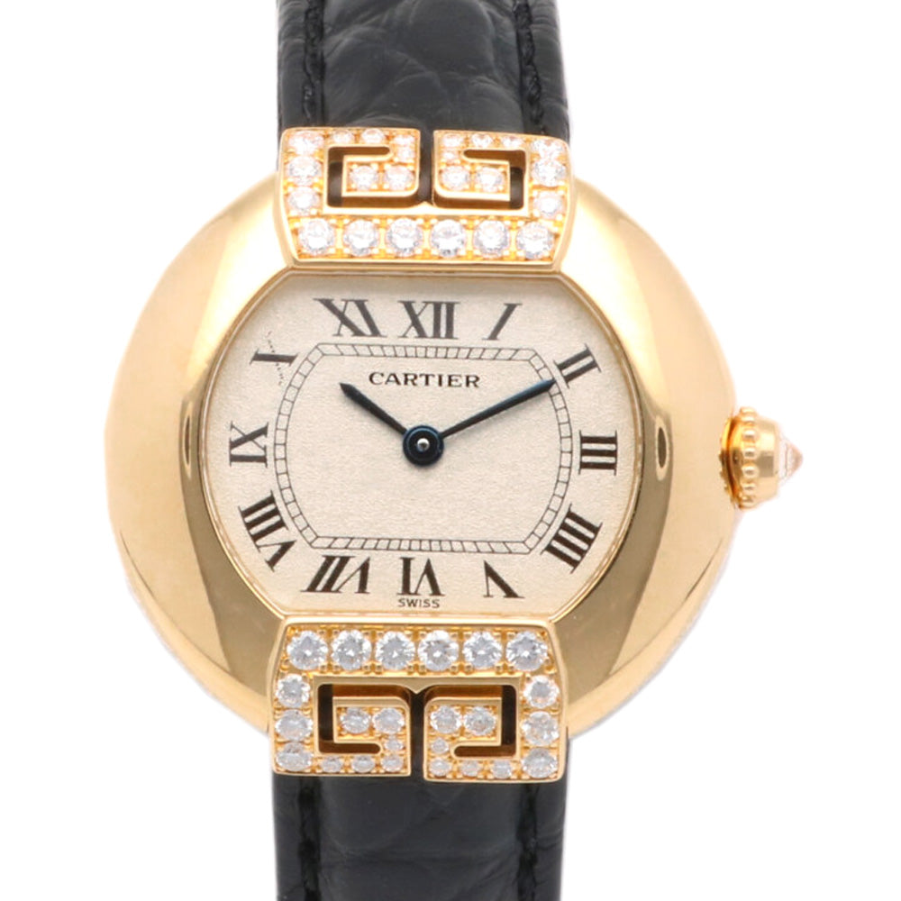 CARTIER カルティエ エリプスアールデコ 腕時計 18金 K18イエロー