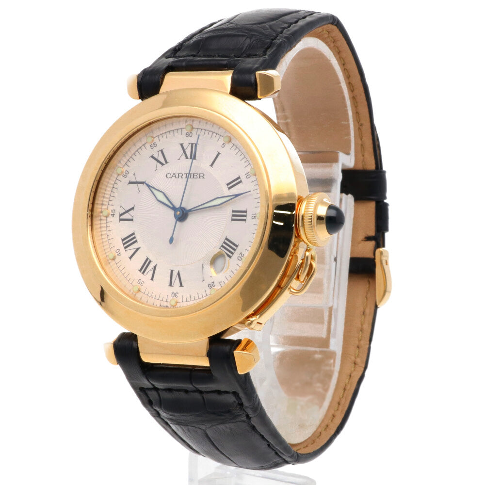Cartier Pasha Watch, 18K Yellow Gold, 1991, Men's, Used, Year Warranty