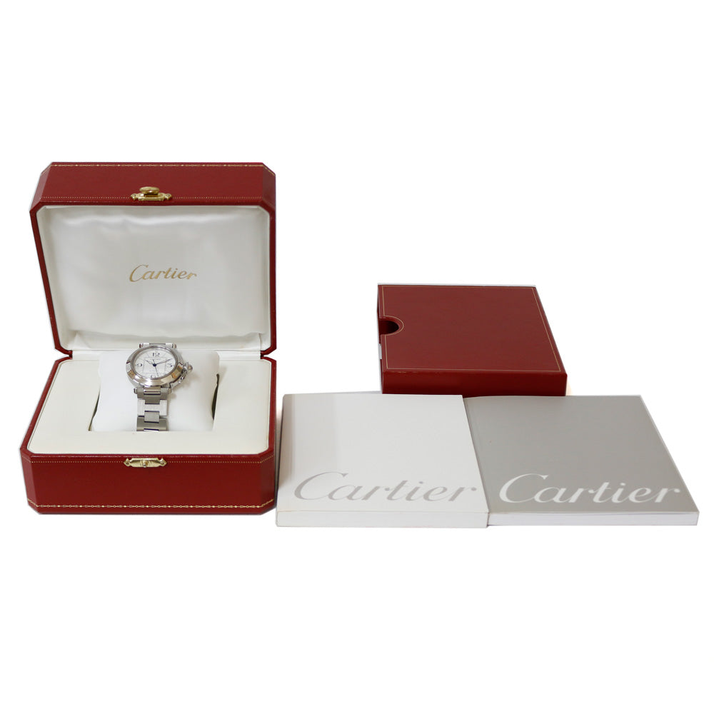 中古 カルティエ CARTIER W31074M7 ホワイト ユニセックス 腕時計 Cartier（カルティエ） パシャC 腕時計 W31074M7 ホワイト ボーイズ